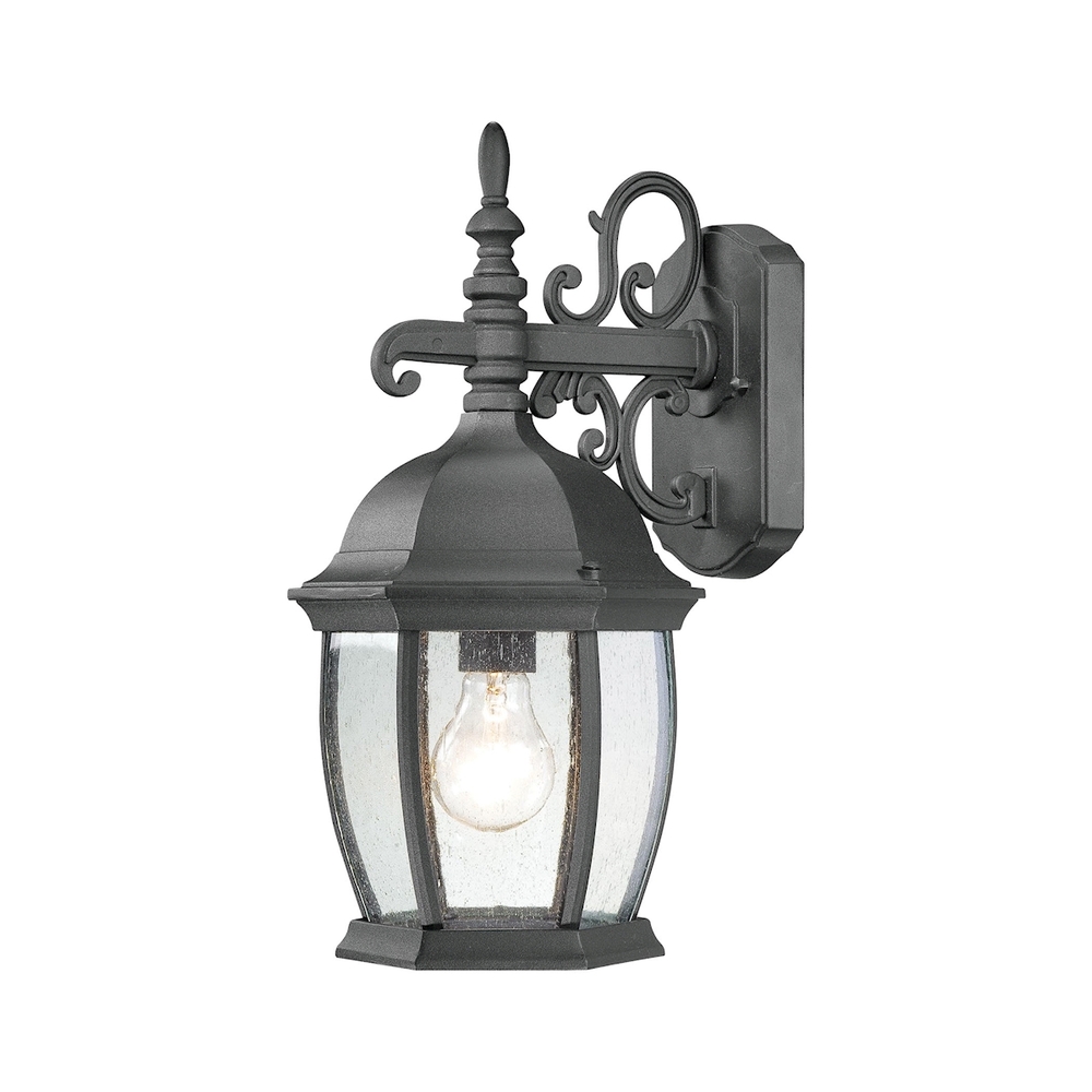 Thomas - Covington 16&#39;&#39; High 1-Light Outdoor Sconce - Black