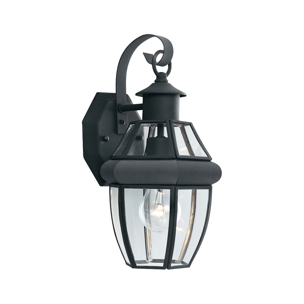 Thomas - Heritage 13.25&#39;&#39; High 1-Light Outdoor Sconce - Black