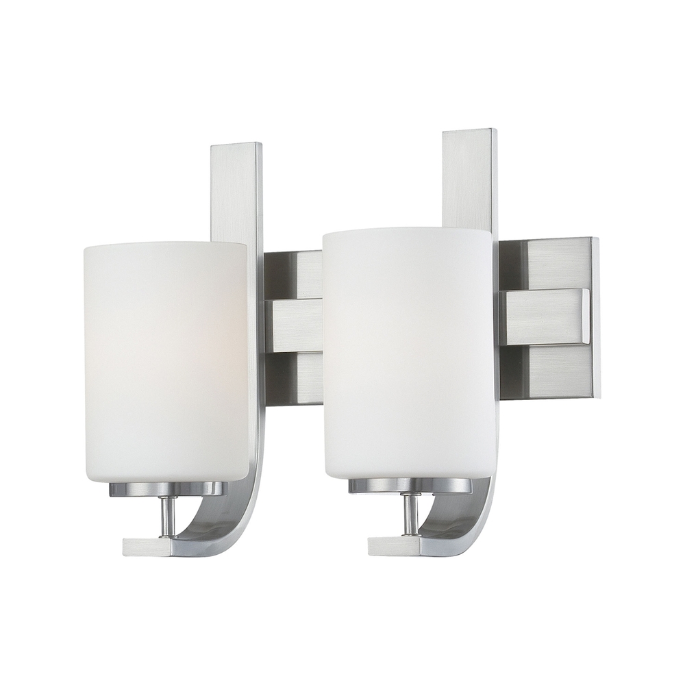 Thomas - Pendenza 13&#39;&#39; Wide 2-Light Vanity Light - Brushed Nickel