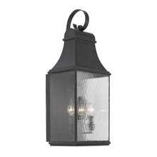 ELK Home 706-C - Jefferson 3-Light Outdoor Wall Lamp in Charcoal
