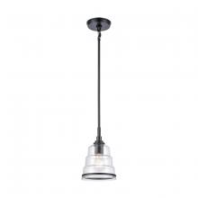 ELK Home 82164/1 - Boyer 6.5'' Wide 1-Light Mini Pendant - Matte Black