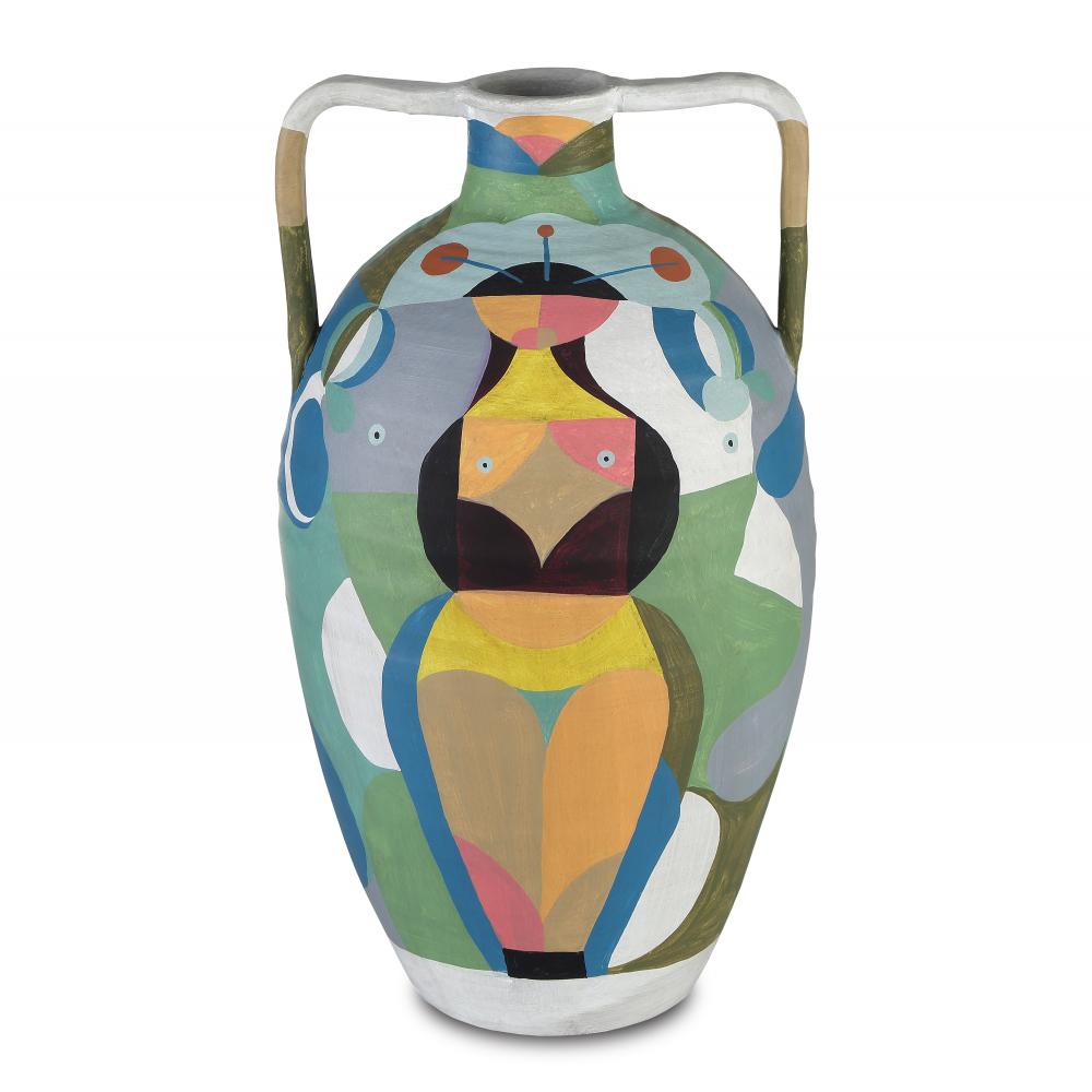 Amphora Medium Multi-Colored Vase