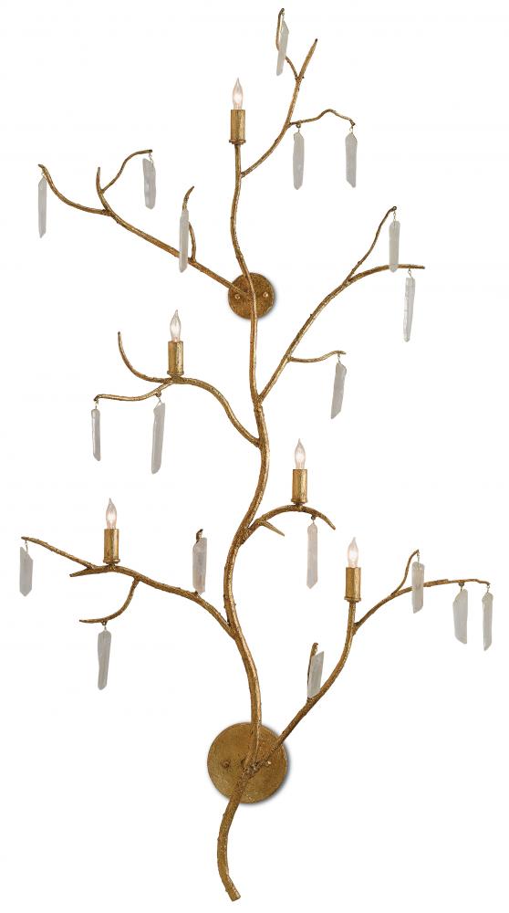 Forest Light Gold Wall Sconce