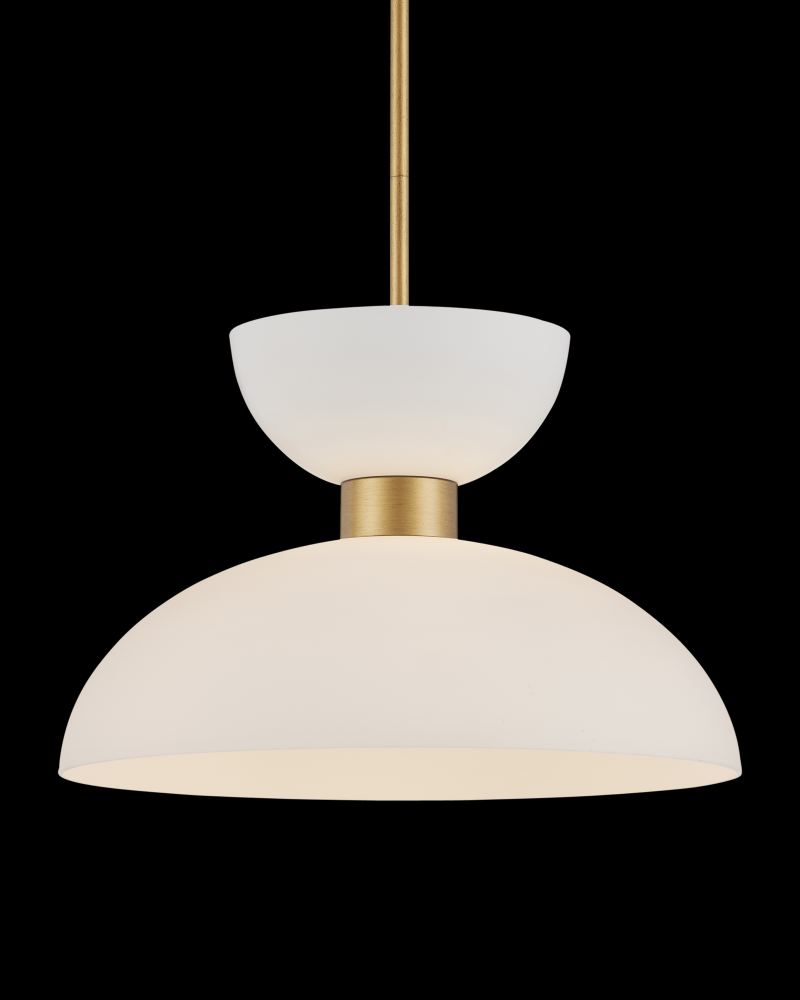 Zevio White Pendant