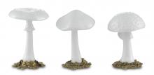 Currey 1200-0382 - Dreamland Mushrooms on Bronze Set of 3