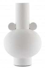 Currey 1200-0392 - Happy 40 Round White Vase