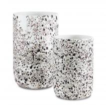 Currey 1200-0498 - Pari White Confetti Vase Set of 2