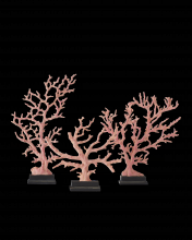 Currey 1200-0436 - Large Red Coral Branches Set o