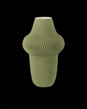 Currey 1200-0895 - Green Plisse Large Vase