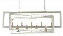 Currey 9000-0634 - Middleton Silver Rectangular Chandelier