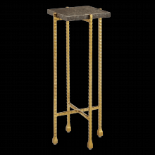 Currey 4000-0171 - Flying Marble Gold Drinks Table