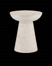 Currey 3000-0236 - Gati Whitewash Accent Table