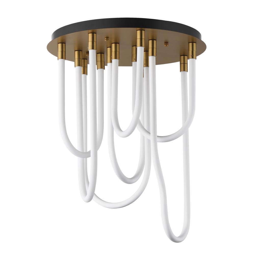 Soleil-Flush Mount Chandelier