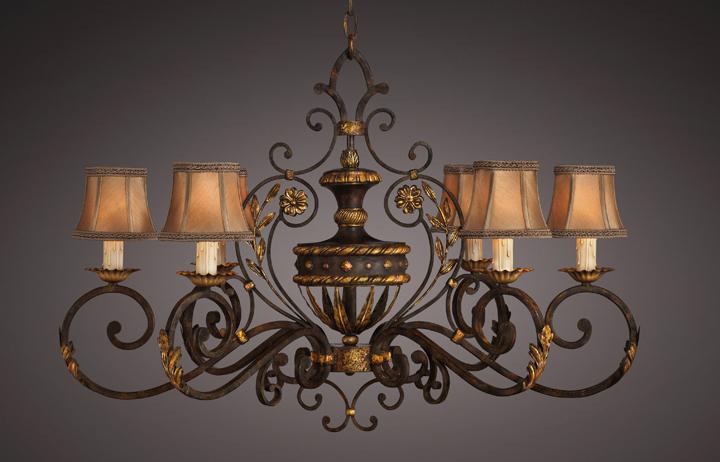 Castile 39&#34; Oblong Chandelier