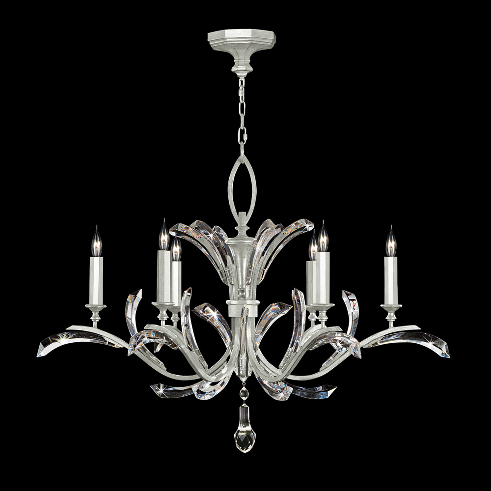 Beveled Arcs 42&#34; Round Chandelier