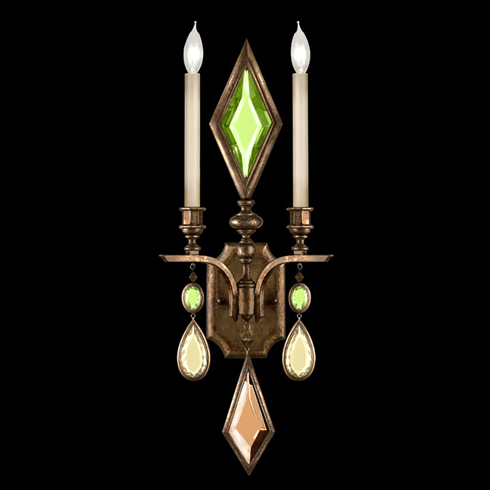 Encased Gems 29&#34;H Sconce