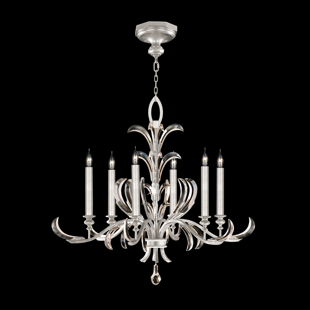 Beveled Arcs 37&#34; Round Chandelier