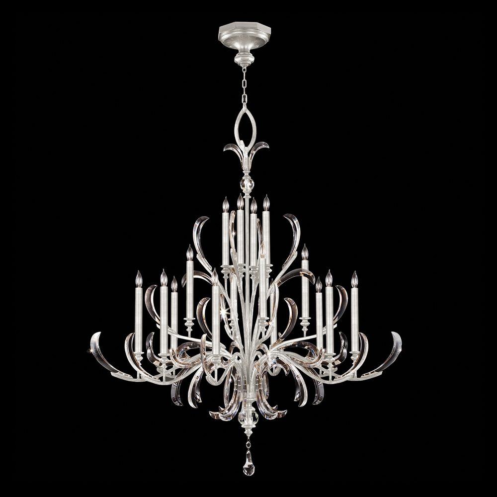 Beveled Arcs 58&#34;W Round Chandelier