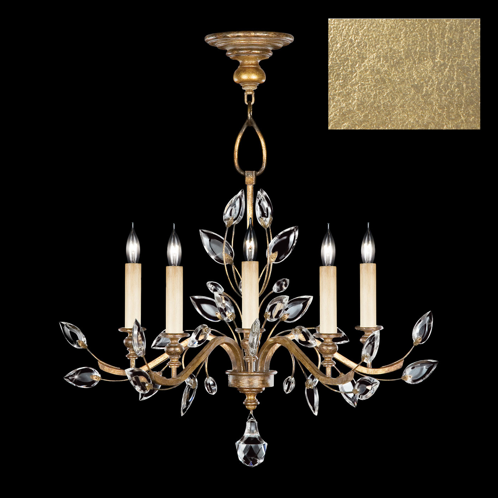 Crystal Laurel 32&#34; Round Chandelier