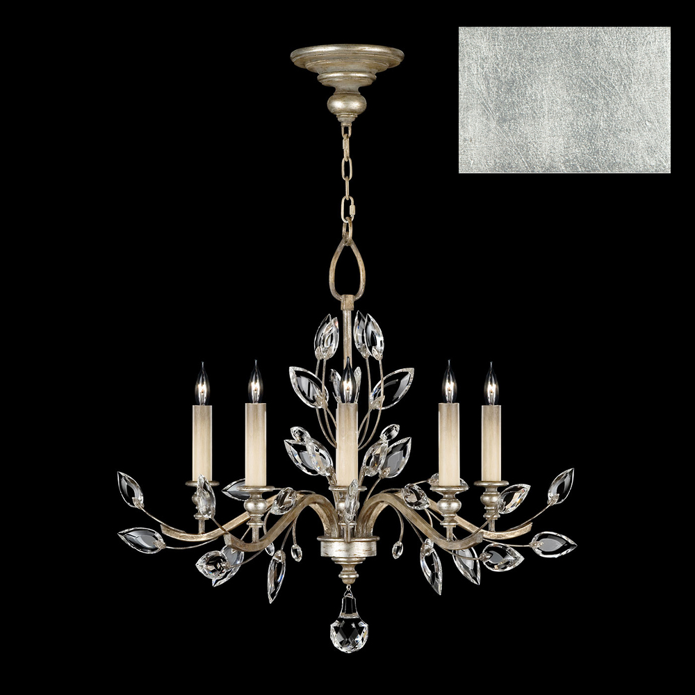 Crystal Laurel 32&#34;W Round Chandelier