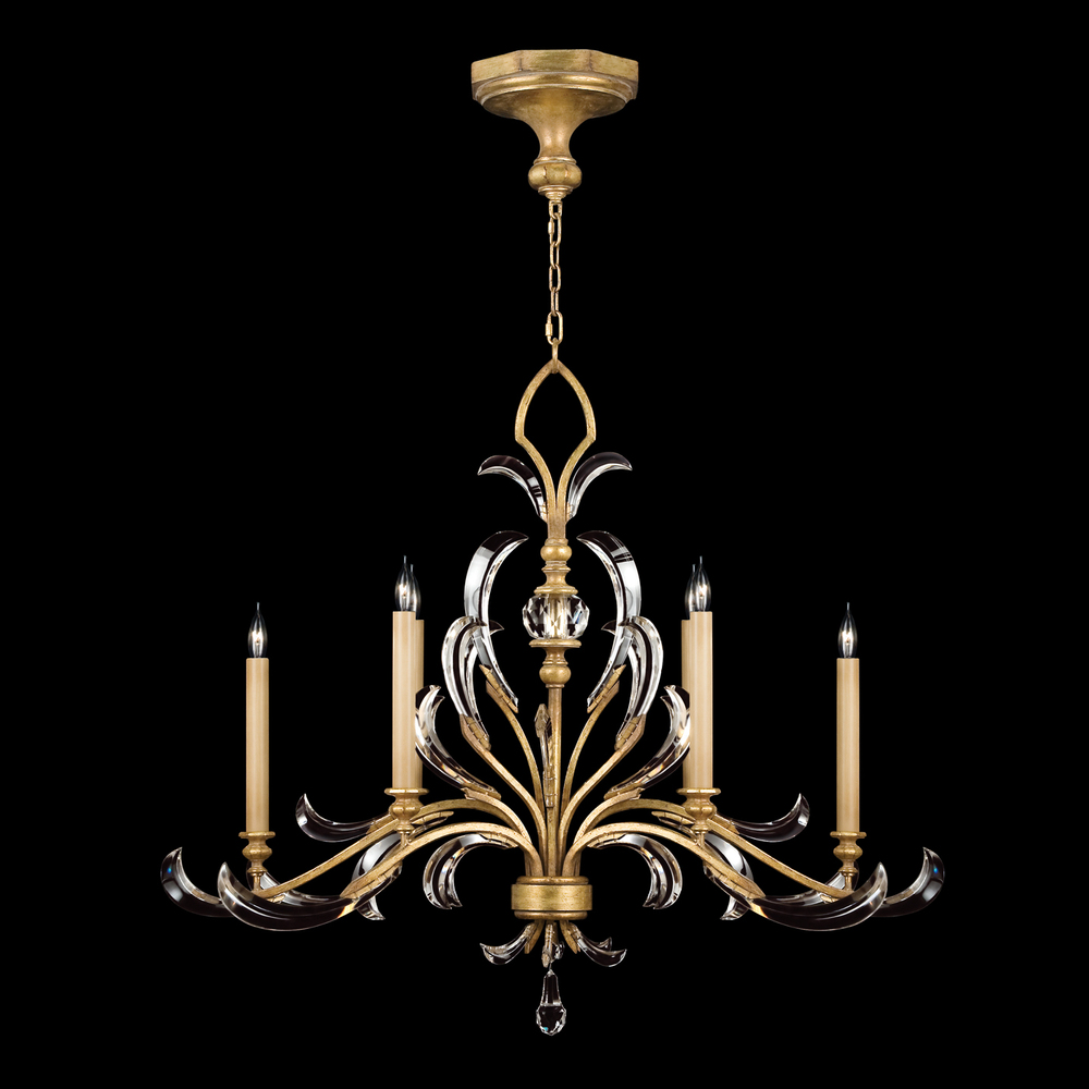 Beveled Arcs 44&#34;W Oblong Chandelier