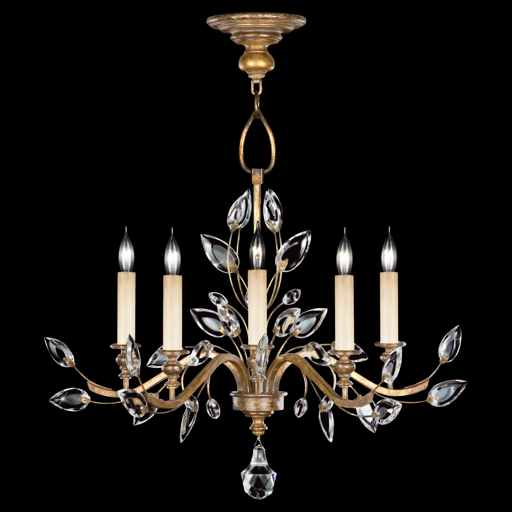 Crystal Laurel 32&#34; Round Chandelier