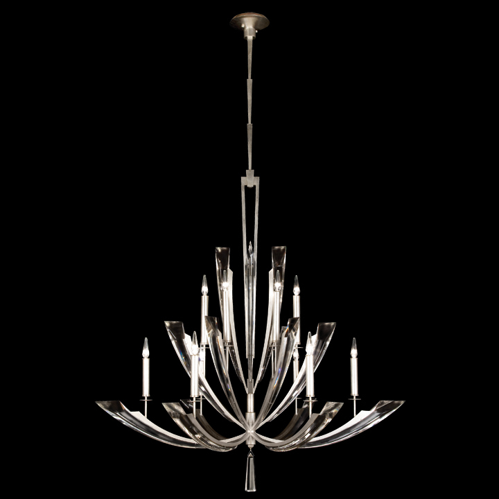 Vol de Cristal 54&#34; Round Chandelier