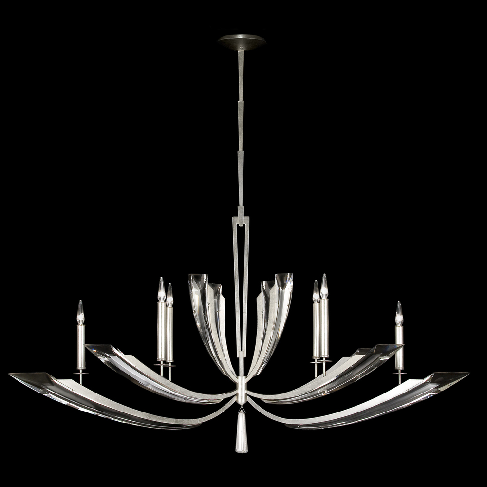 Vol de Cristal 46&#34; Oblong Chandelier