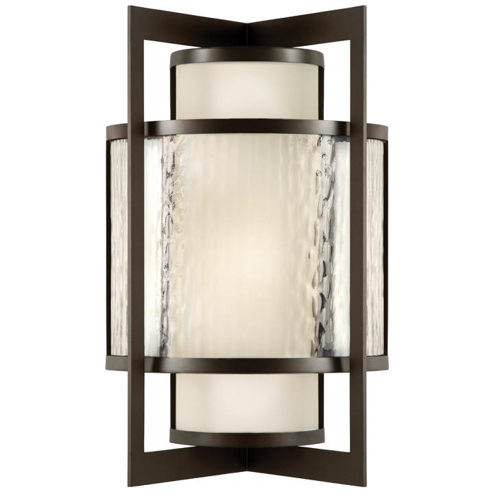 Singapore Moderne Outdoor 15&#34;H Outdoor Wall Sconce