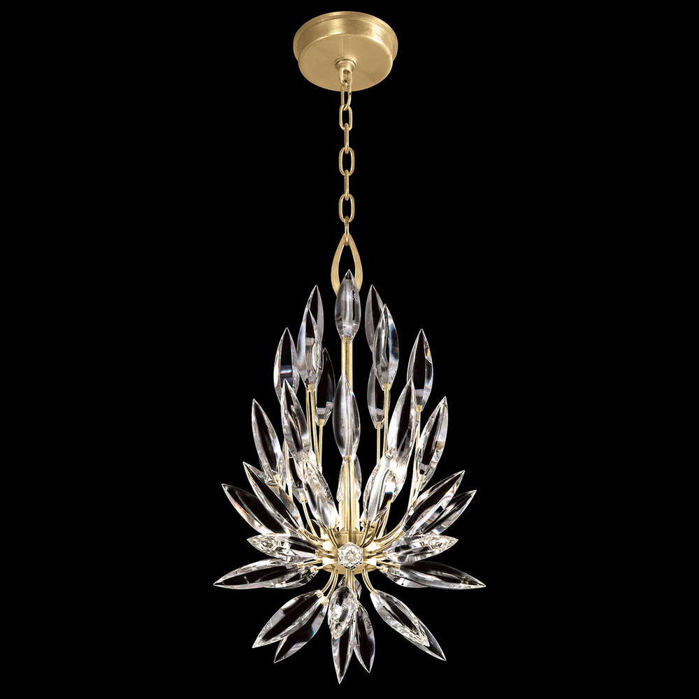 Lily Buds 12&#34; Round Pendant