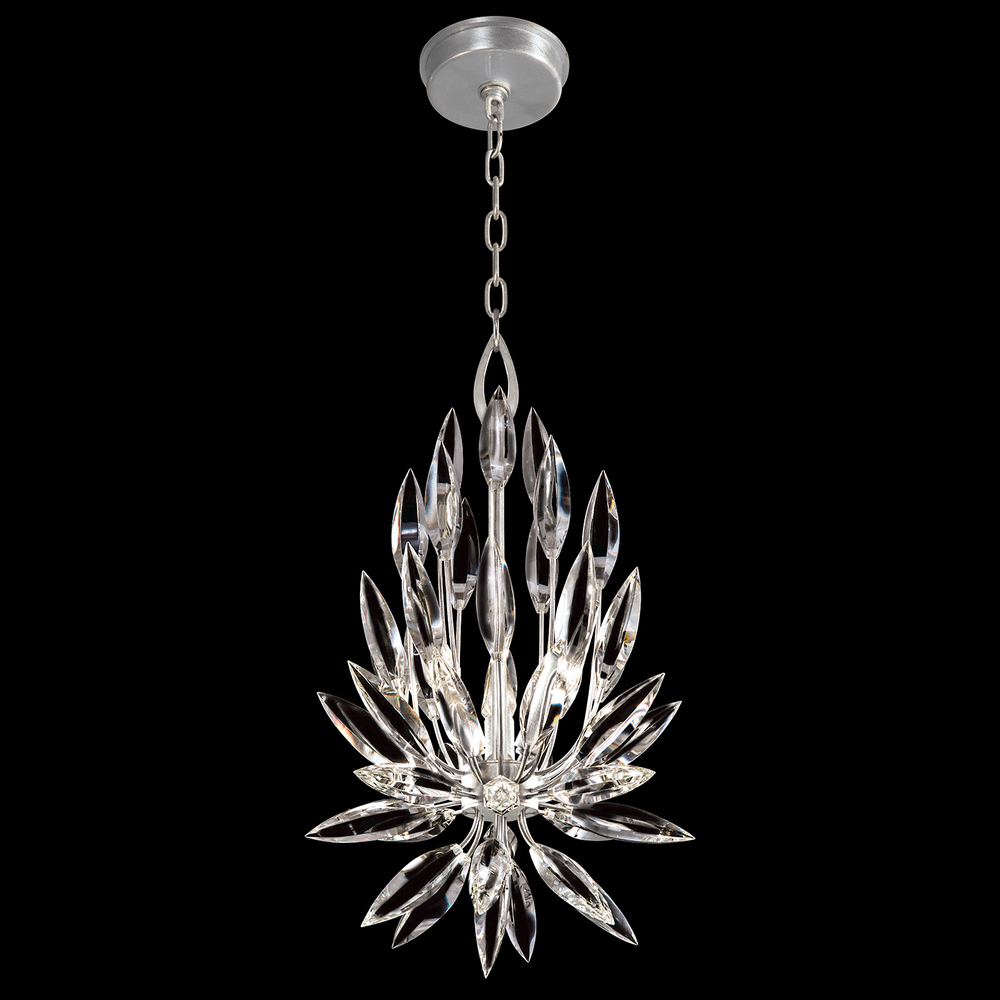 Lily Buds 12&#34;W Round Pendant