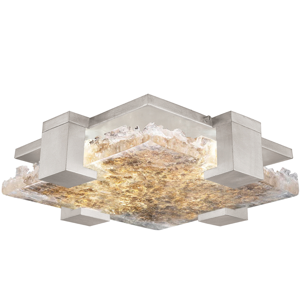 Terra 16.75&#34;W Square Flush Mount