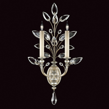 Fine Art Handcrafted Lighting 759750ST - Crystal Laurel 28" Sconce