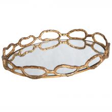 Uttermost 17837 - Uttermost Cable Chain Mirrored Tray
