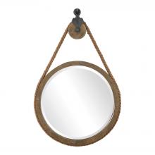 Uttermost 09490 - Uttermost Melton Round Pulley Mirror